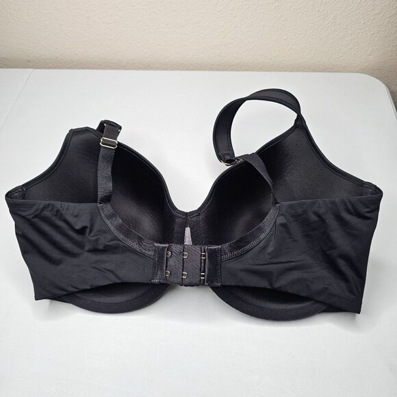 Thirdlove 34G Black 24/7 Perfect Coverage Bra Lightly Lined Underwire T Shirt - Picture 4 of 8